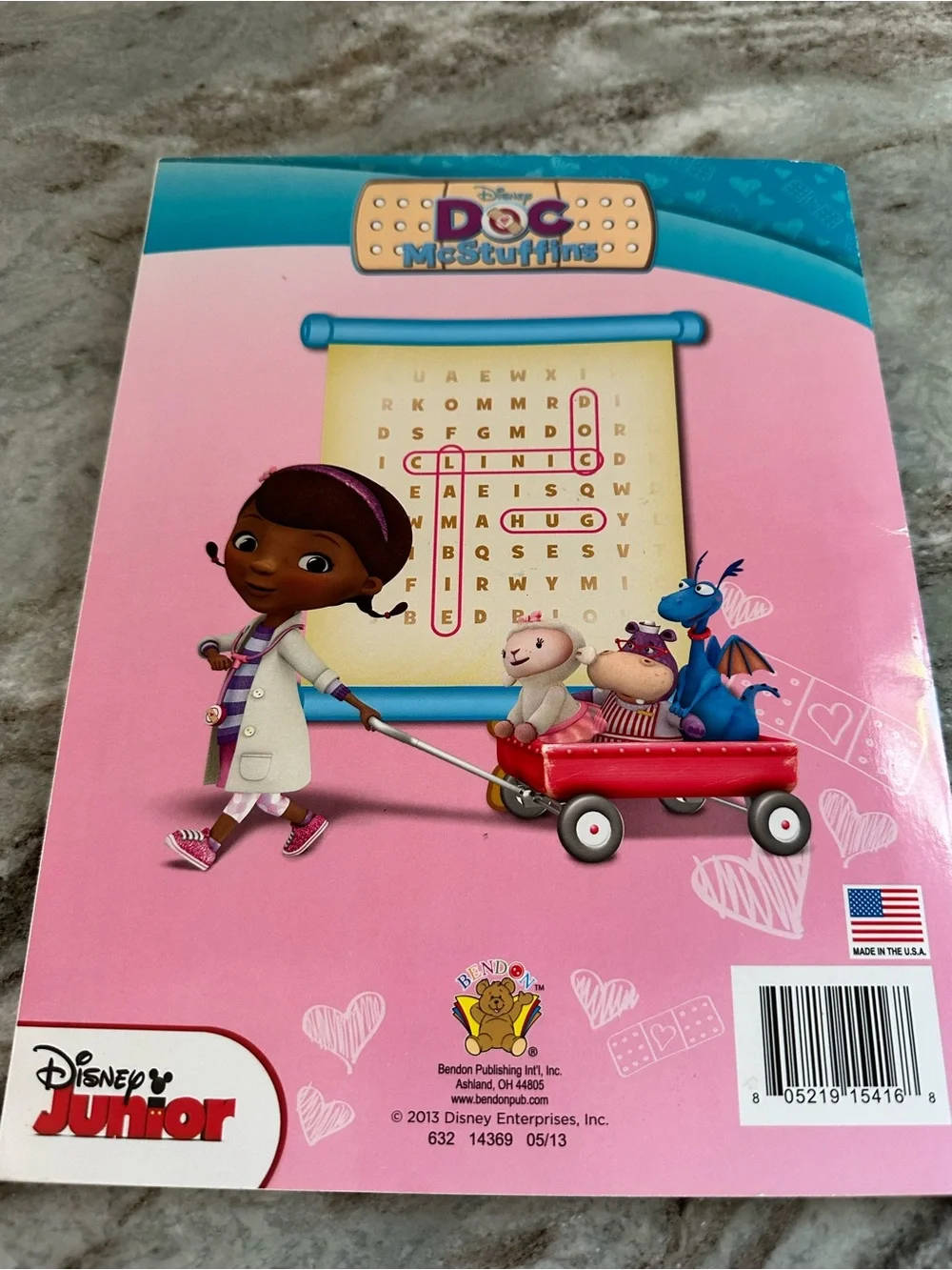 Doc McStuffins Activity Book - Word Search